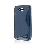 MPERO [Flex S] LG Optimus L90 Case, Slim Fit Protective Flexible Shell Cover, Blue