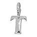 SilberDream Charm letter T 925 Sterling Silver Pendant Lobster Clasp FC70T