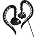 Yurbuds Ironman Focus Behind the Ear Performance Earloop Fit Sport Earphones, Black-10200 (Certified Refurbished)