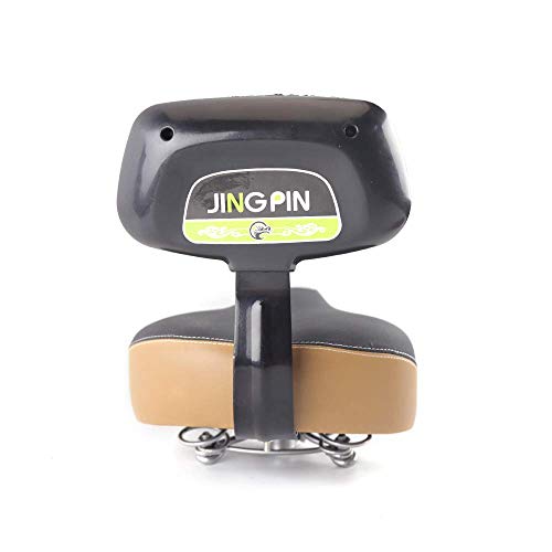 DONNGYZ Wide Saddle Seat Universal Cushion Bicycle Tricycle Bike Pad Saddle Back Rest with Backrest Suitable for Electric Vehicle Bicycle(US Stock)