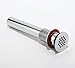 DECOLAV 9295-CP Decorative Grid Drain with Overflow, Chrome Polished