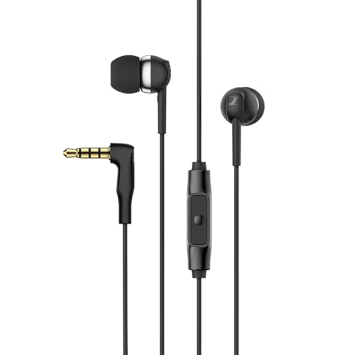 ゼンハイザー(Sennheiser) 有線イヤホン CX 80S マイク リモコン付き ダイナミック カナル型 ブラック 【国内正規品】