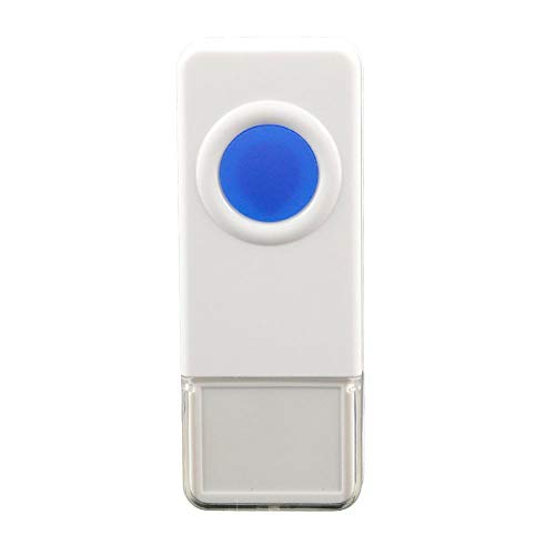 STARPOINT Extra Add-On Remote Waterproof Transmitter Button for the STARPOINT Expandable Wireless Multi-Unit Long Range Doorbell Chime Alert System, Model LTW, White