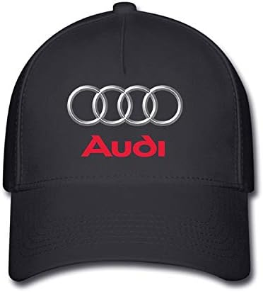 Youaini Unisex Audi Logo Baseball Caps Hat One Size Black