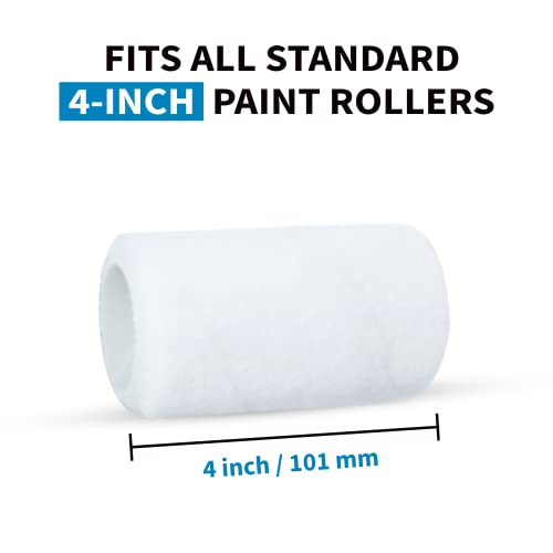 Precision Defined Paint Roller Covers 4Inch, Paint Roller Cover Set