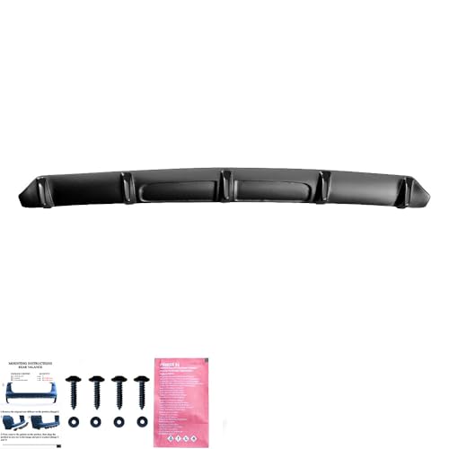 Oneway Difusor Trasero Compatible con Audi SQ5/Q5 S-Line (FY) 2017-2020 - Negro Brillante