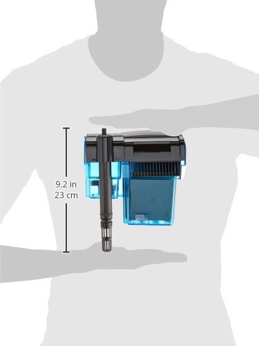 Penn-Plax Cascade Hang-on Aquarium Power Filter for 55 Gallon Aquaria, 185 GPH Flow Rate - Thumbnail 2