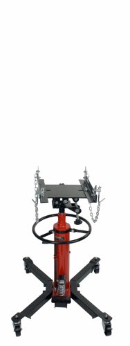 Dragway Tools 1000 LB 2 Stage Hydraulic Transmission Jack Lift Hoist with Foot Pump