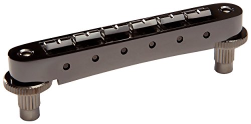 Graph Tech ResoMax NV1 Guitar Bridge for 4mm Posts Black Nickel