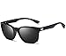 Joopin Unisex Polarized Sunglasses Classic Men Retro UV400 Brand Designer Sun glasses (Matt Black, as the pictures)