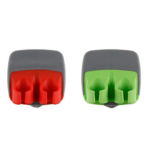 2 Pack Palm Peeler, Hand Vegetable Peeler, Finger Grips Comfortable to Peel Potato & Carrot & Cucumber By KeepingcooX, 18/10 Stainless Steel, Random Color