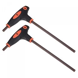 uxcell 5mm Hex Key T-Handle Dual End Wrench