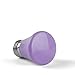 KQHBEN 2W LED Purple Light Bulb E26 Base for Wedding Halloween Christmas Party Bar Decor 6-Pack