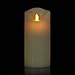 AIR ZUKER Flameless Candle Battery Operated Flickering Candle Dancing LED Candle Real Wax Candle Motion Candle with Timer [Classic Pillar Candle, Ivory Color] - 3.5
