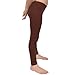 STRETCH IS COMFORT Girl's Cotton Leggings Brown X-Large