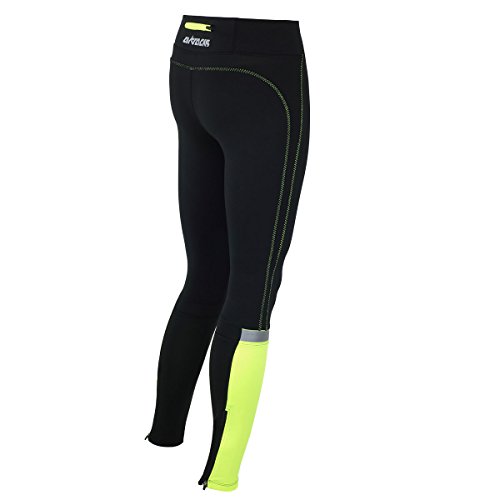 Airtracks Functionele hardloopbroek voor dames, lang, hardloopbroek, compressie, ademend, reflectoren, neon of roze - Image 3