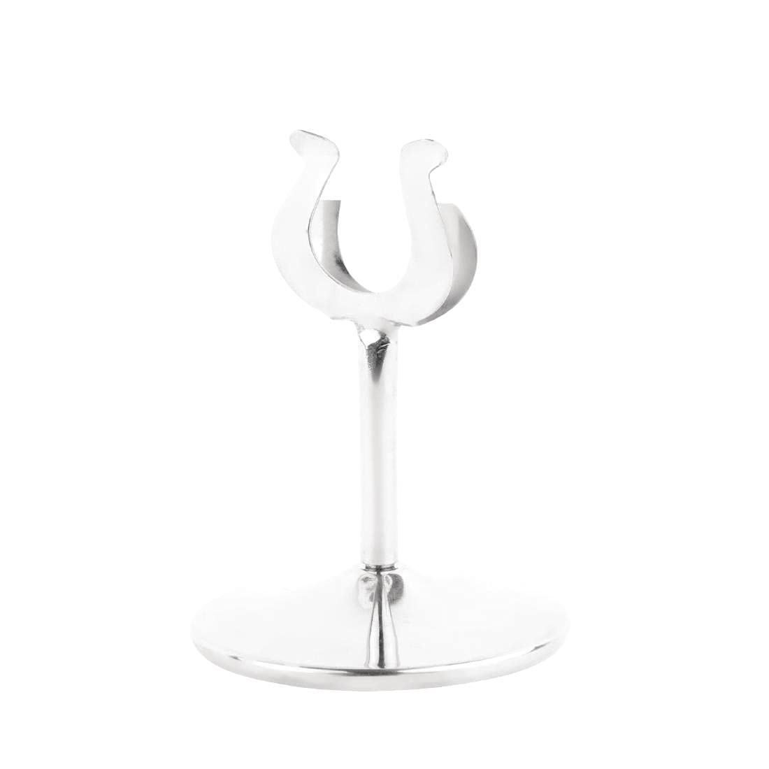 Olympia Table Number Stand Holder with Heavy Base Made of Stainless Steel 100mm
