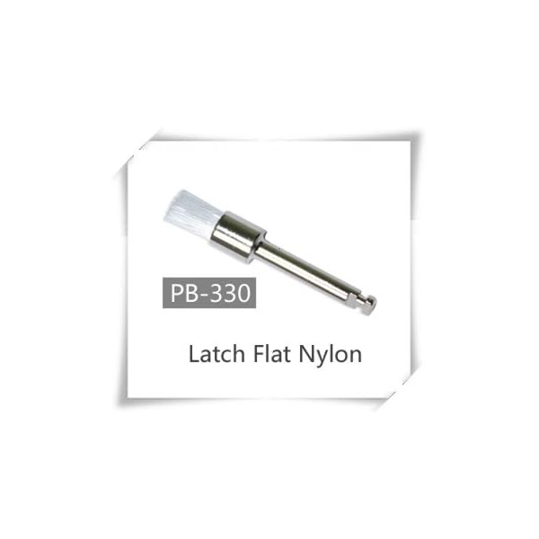 Prophy Brush Latch Flat Nylon PB-330, 100/box