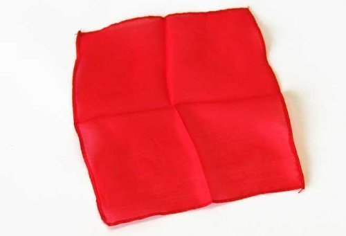 Magic Makers 12 Inch Red Color Silk - Professional Grade