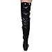 NATURE BREEZE FE52 Women's Drawstring Tie Up Low Flat Heel Dress Boots