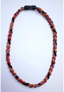 20" Energy Necklace in Black and Red Color