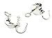 Hyamass 3pcs Vintage Antique Style Mini Bear Head Archaize Padlocks Key Lock with Keys (Silver)