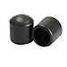 Vktech 8 Pcs 5/8 Inch Foosball Soccer Football Table Rod Lid End Cap Fussball Black