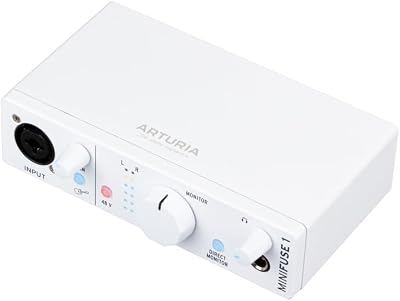 Arturia MiniFuse 1 Compact USB Audio Interface White