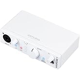 Arturia MiniFuse 1 - Compact USB Audio Interface with Creative Software for Recording, Production, Podcasting, Guitar - White