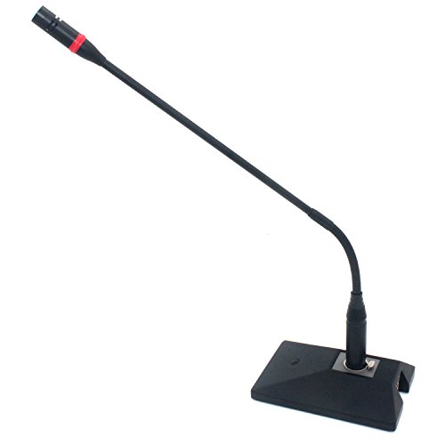 WeymicÂ® G109 Gooseneck Condenser Microphone Cardioid Black Conference Meeting Condenser Microphones Really Good Quality Two Power Supply Type /w 7m Cable /w Metal Base