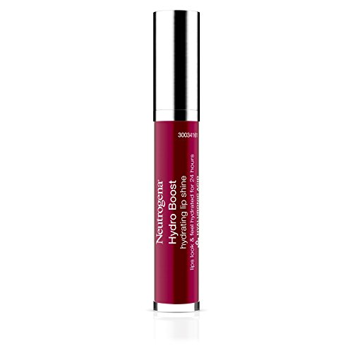 UPC 086800438519, Neutrogena Hydro Boost Hydrating Lip Shine, Deep Cherry 80, 0.10 Ounce