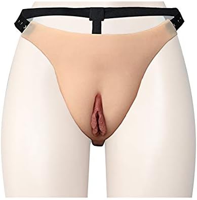 HRRQ Realistic Underwear Gaff Panties for Men Crossdressing Transgender Artificial String (Tyrannosaurus Rex S-3XL)