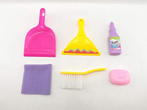 MeeYum Kids Pretend Play Housekeeping Help Cleanup Floor Toy Set Includes Mop, Bucket and Accessories