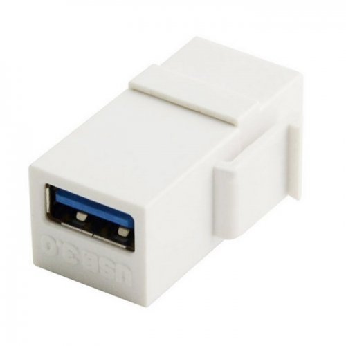 chenyang USB 3.0 A Female to A Female Extension Keystone Jack Coupler Adapter for Wall Plate Panel USB Cable