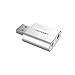 TECKNET Aluminum USB External Stereo Sound Adapter for Windows and Mac, Plug and Play, No Drivers Needed