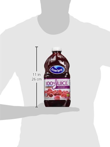 Ocean Spray 100% Juice, Cranberry Raspberry, 60 Ounce Bottles (Pack of 8) - Image 3