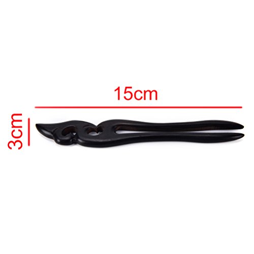 1 Pcs Wooden U-fat Plug Hair Fork Hair Clips Stick Pin Handmade Hair Accessories for Girls Womens by Team-Management