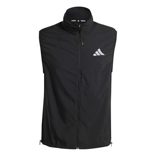 Hombre Adi365 Running Essentials Vest Coat, black, M