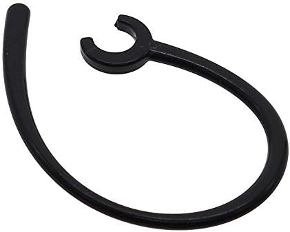 Lot de 10 crochets d’oreillette Bluetooth de rechange, noir