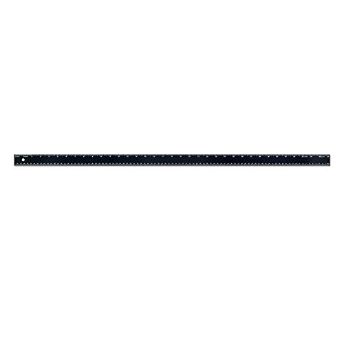 Alumicolor 1596-9 Aluminum Straight Edge with Center Finding Back, 36IN, Black - Thumbnail 2