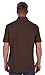 Gioberti Mens Casual Western Solid Short Sleeve Shirt with Pearl Snaps, Brown, X Large
