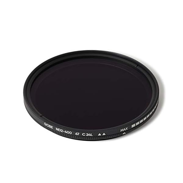 Gobe 67 mm ND2-400 Variabler ND-Objektivfilter (2Peak) Schwarz – Bild 4