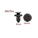 Car Auto Push Pin Rivet Trim Clip Panel Body Interior Assortment Set with Free Fastener Remover (200pcs)