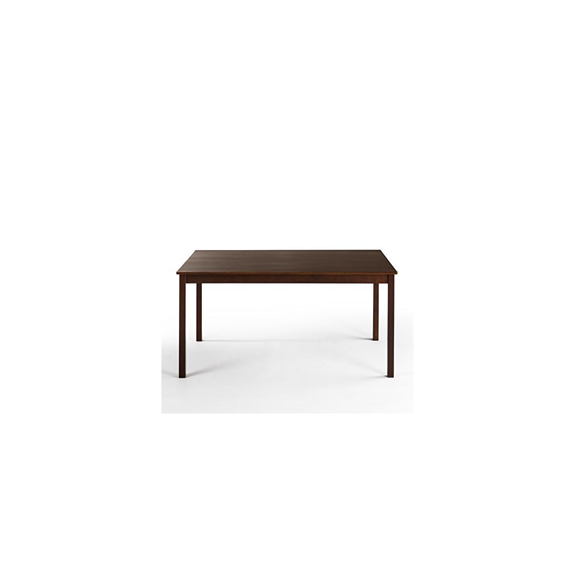 Zinus Juliet Espresso Wood Large Dining Table / Table Only LAVORIST