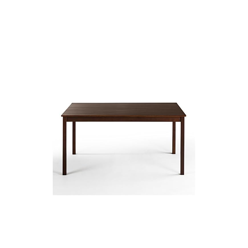 Zinus Juliet Espresso Wood Large Dining Table / Table Only LAVORIST