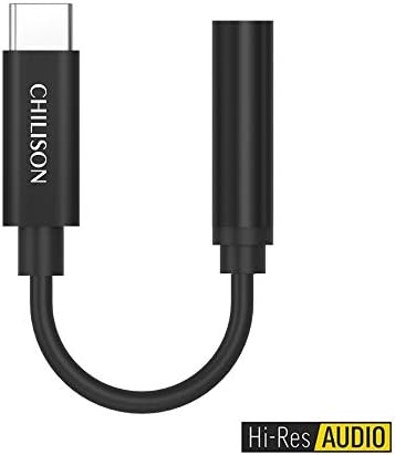 Pixel 2 Headphone Aux Adapter, Chilison USB C to 3.5mm Headphone Jack Stereo Audio Adapter for Google Pixel 2/2 XL, Essential Phone, HTC U11, Moto Z and More USB C Devices