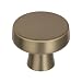 Amerock BP55270BBZ Blackrock 1-5/16" Diameter Cabinet Knob, 1-5/16 inch (33 Millimeter), Golden Champagne