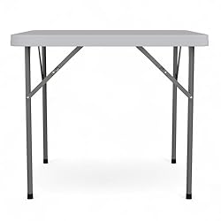 Flash Furniture Elon 2.85' Square Plastic Folding