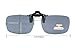 Eyekepper Flip-up Clip-on Sunglasses Polarized 60x43 MM 4-Pack Metal Glasses Clip
