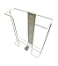 KingSeal Wall Mounted Wire Rack Disposable Glove Box Holder, Large, Triple